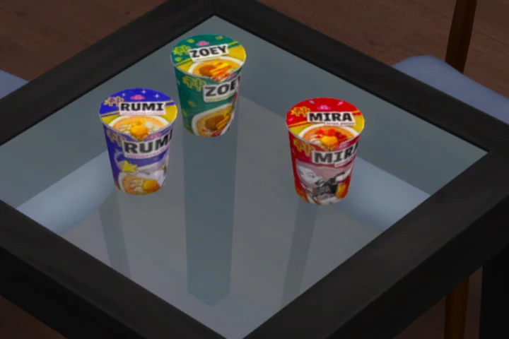 Huntr/x instant ramen