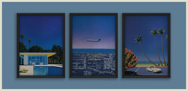 Hiroshi Nagai Framed Posters