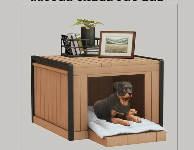 Pixel Vibes - Coffee Table Pet Bed