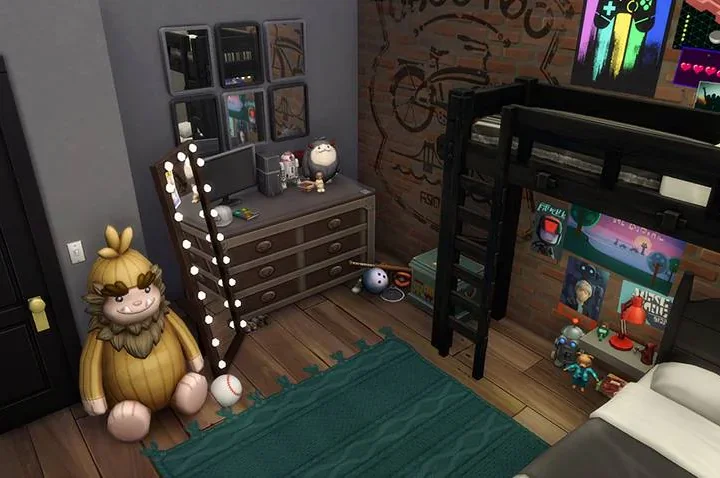 Industrial Kid's Bedroom