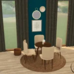 Dining Set "Ember" 11 Objects
