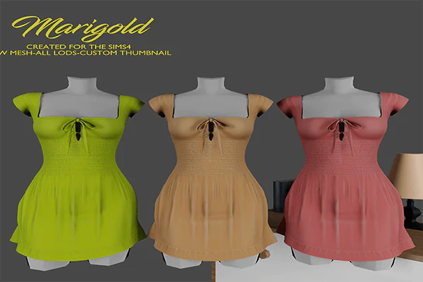 MARIGOLD TS4_ALANA DRESS