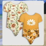 Infants Summer Blooms Bodysuits