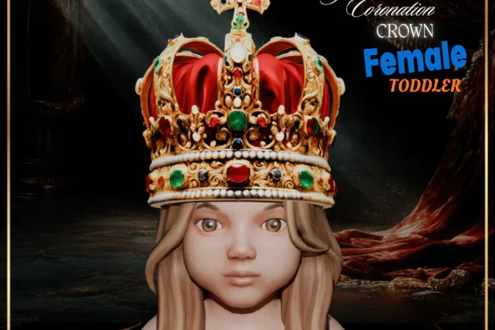 African Christian Filigree Crown-Child