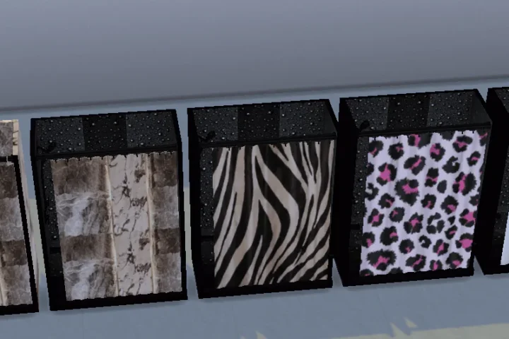 Shower with curtains recolor