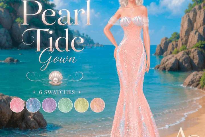 Pearl Tide Glow Dress