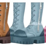 Ботинки "Life and Death Zipper Boots Mesh Edit"