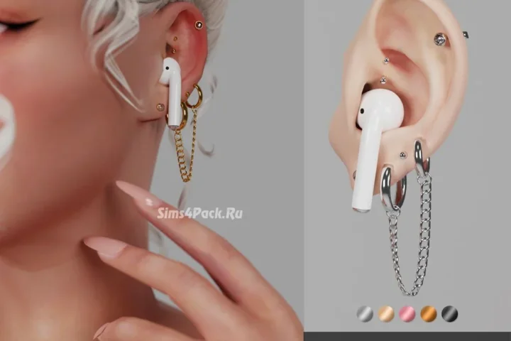 Набор аксессуаров "Celine Earrings (with earphones)"