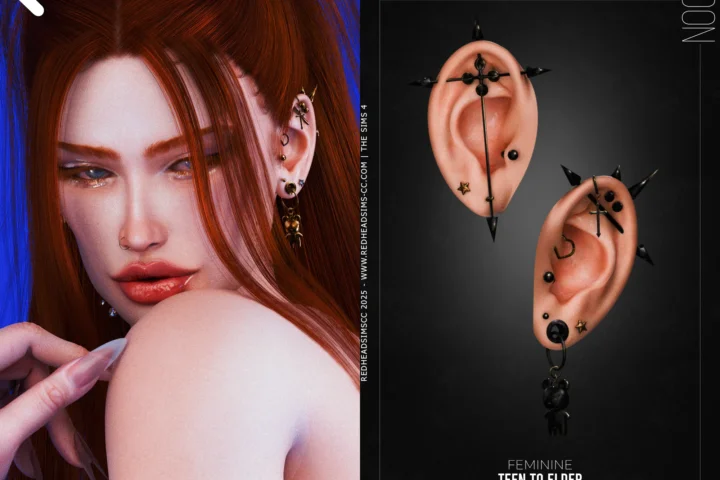 Пирсинг сет "AF EAR GAUGED N002"