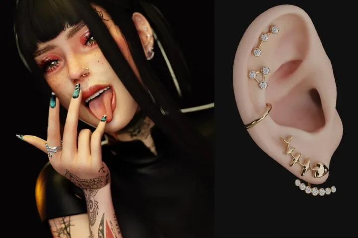 Overkillsimmer - Infinitix Earrings