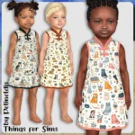 Toddler Girls Cats and Dogs Nighties