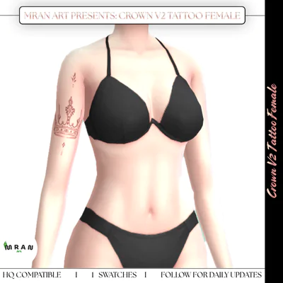 Crown V2 Tattoo Female