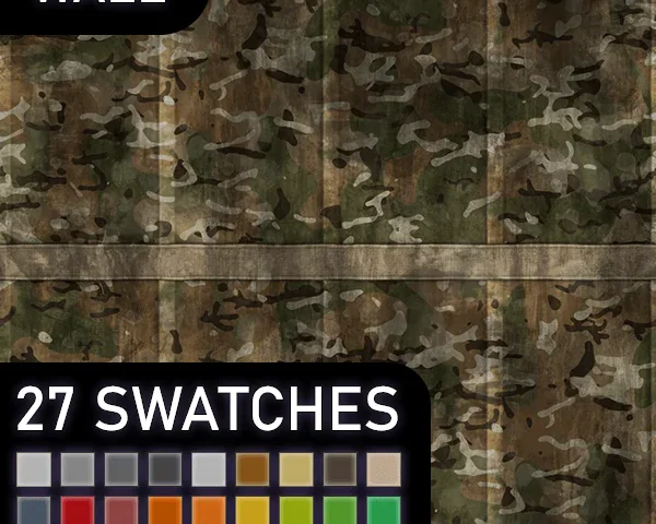 🧱 [ESI] Camouflage Cascade (Wall) | Wall