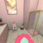 Confetti x bubblegum bathroom pink