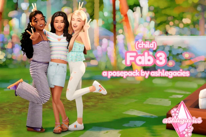 Fab 3 (Child) Posepack