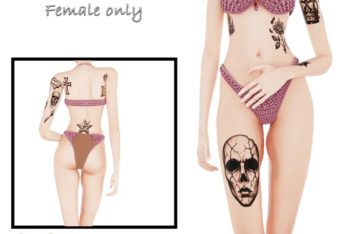 Female tattoo #107