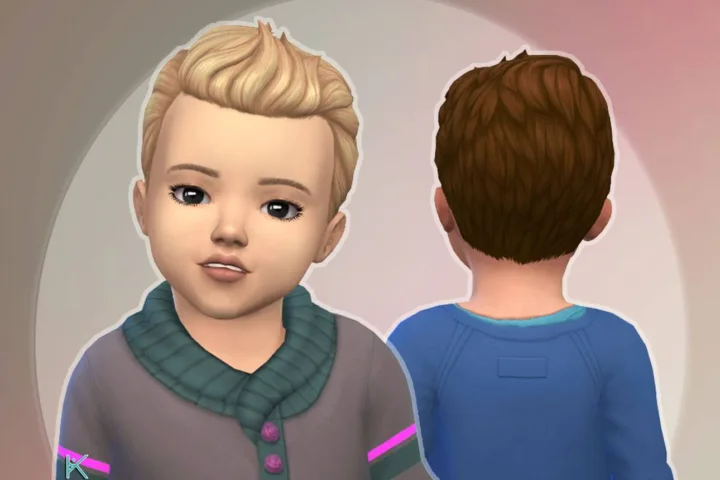 Medium Wavy Parted for Toddlers