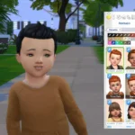 Medium Wavy Parted for Toddlers