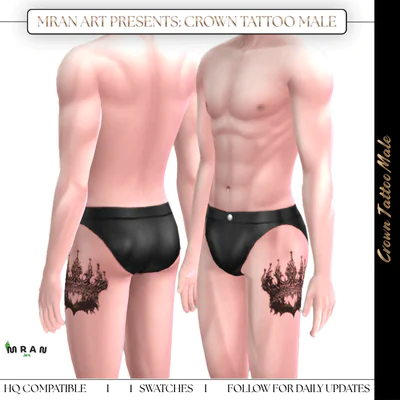 Crown Tattoo Male