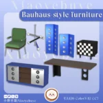 Bauhaus-style furniture