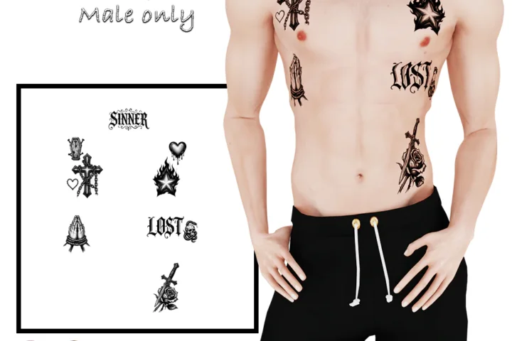 Male tattoo #107