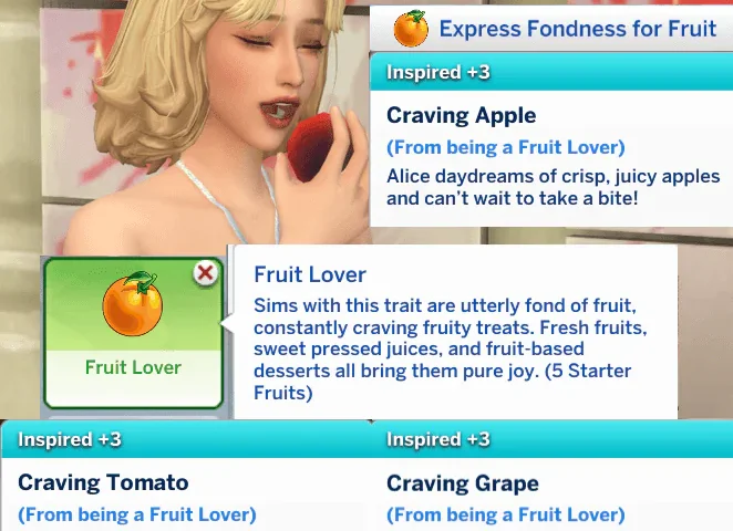 Fruit Lover Trait