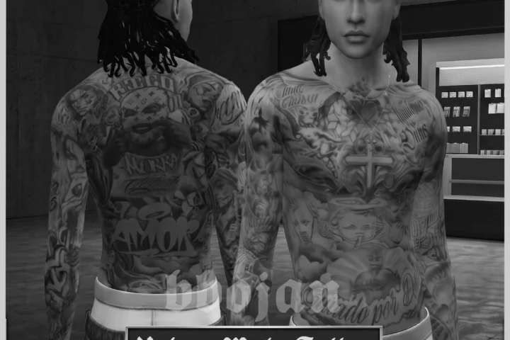 Urban Male Body Tattoo Sets - bbojan