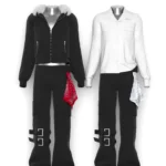 [finistudio]Hooded short jacket set
