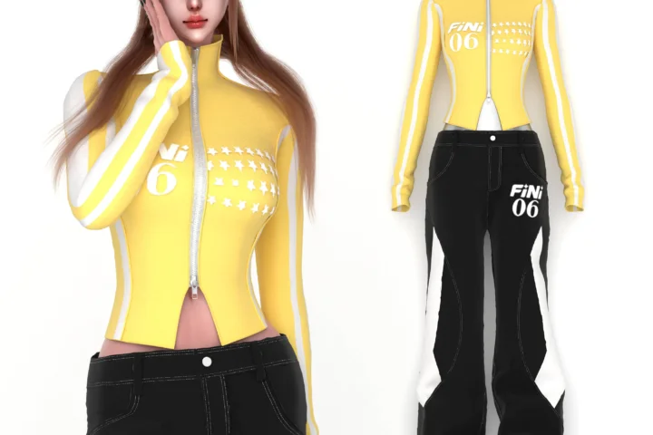 [finistudio]American style slim-fit sports outfit