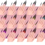 Matte French Nails