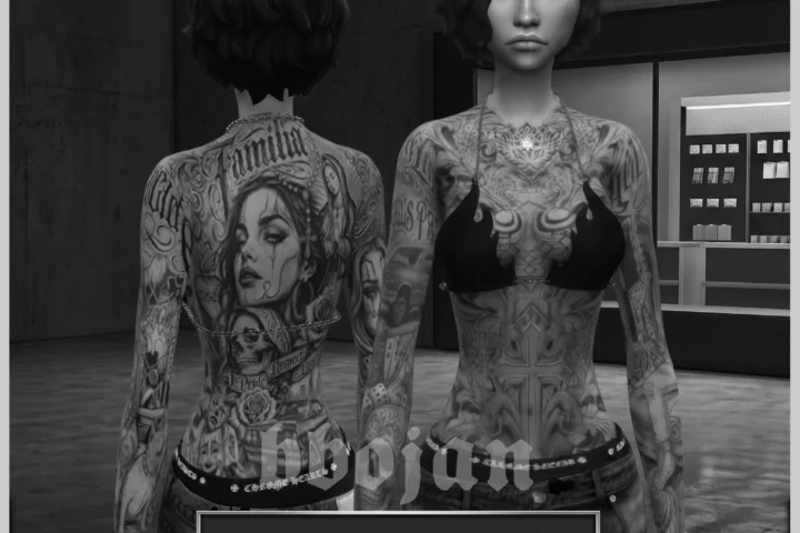 Urban Female Body Tattoo Sets - bbojan