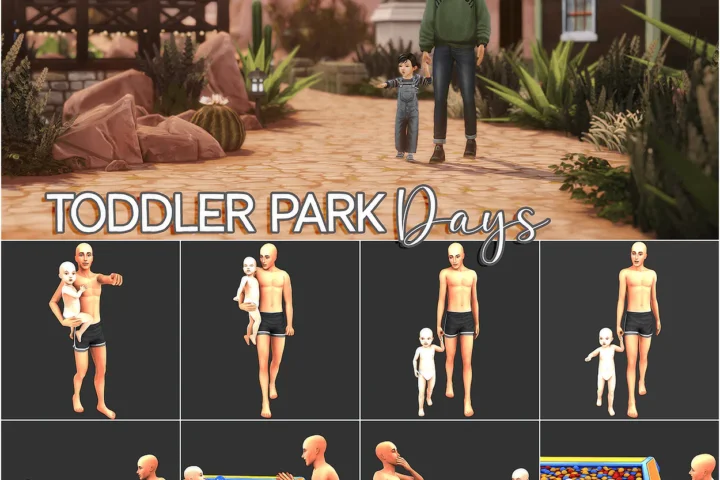 Toddler Park Days - Pose Pack