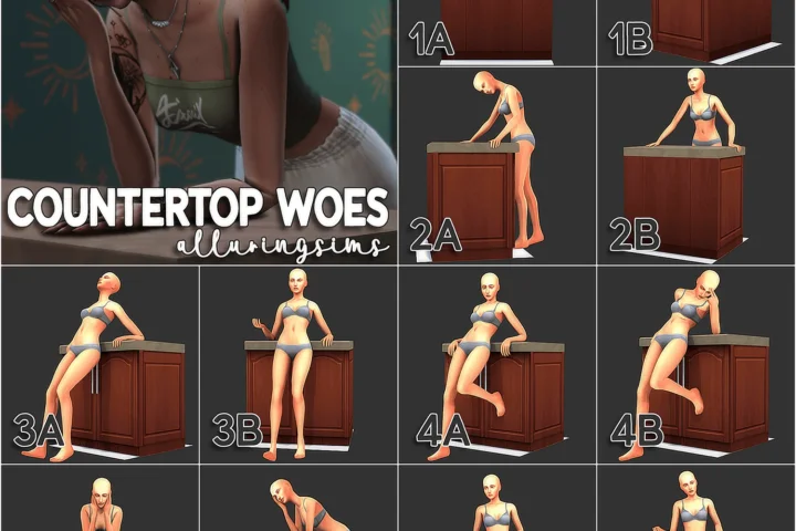 Countertop Woes - Pose Pack