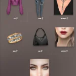 Сет одежды и аксессуаров Lainey Set