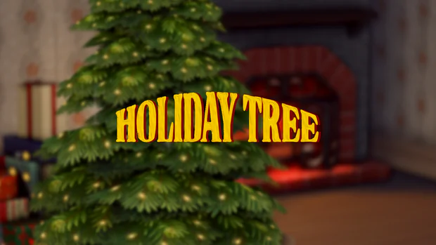 gift: HOLIDAY TREE | texture override, maxis match | free download