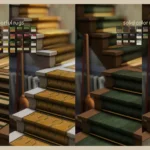 GRANDMA'S STAIRS | classic wooden stairs with vintage rug | early access
