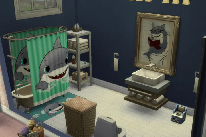 Shark bathroom recolor