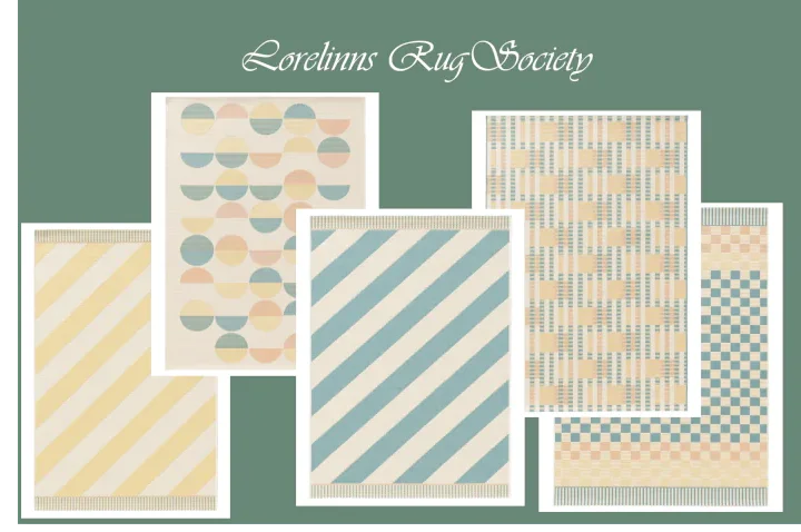 Lemon Rug Set