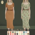 Dragonfly Midi Dress
