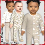 Infants Neutral Beige Babygrows