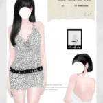 [charon&roqiqi]summer swing neck dress-v1