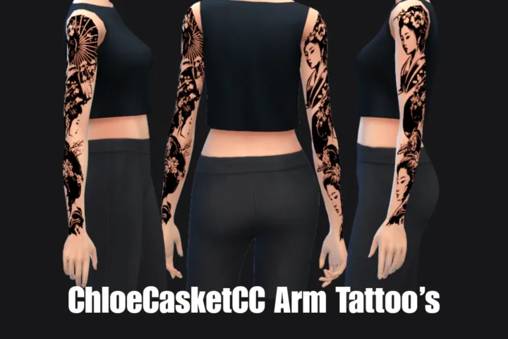 Japanese Style Full Sleeve Arm Tattoos