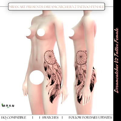 Dreamcatcher V2 Tattoo Female