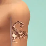Scorpion Spirit Male arm tattoo Base Game