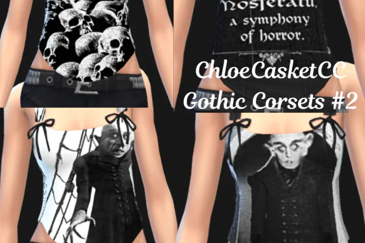 Goth Nosferatu (1922) Corset Set