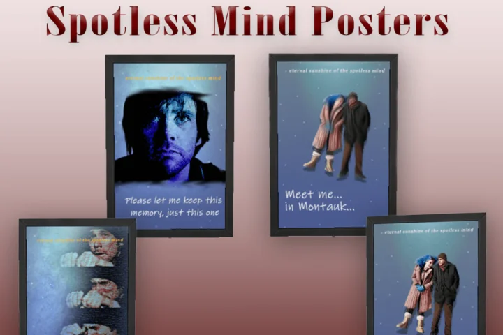 Eternal Sunshine of the Spotless Mind Posters - 4 Swatches