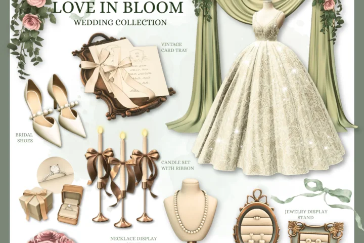 Свадебный мини-сет "Love in Bloom Wedding Collection"