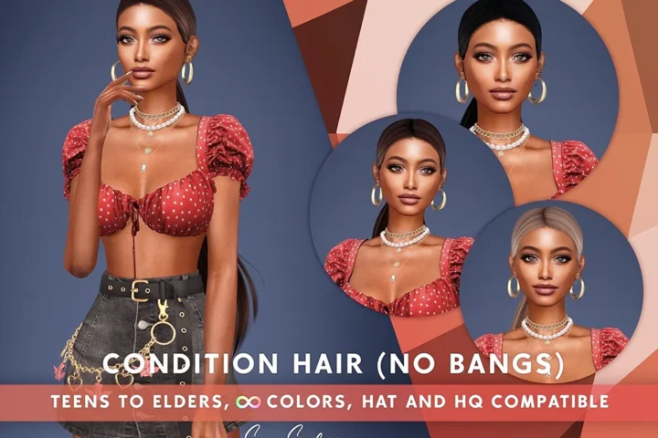 SONYASIMS - Condition Hair (No Bangs)