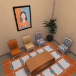 Japandi Blossom Living Set