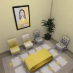 Japandi Blossom Living Set